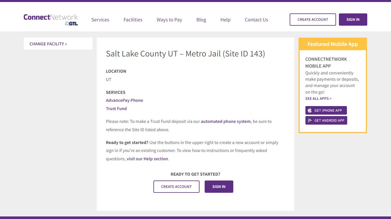 Salt Lake County UT – Metro Jail | ConnectNetwork